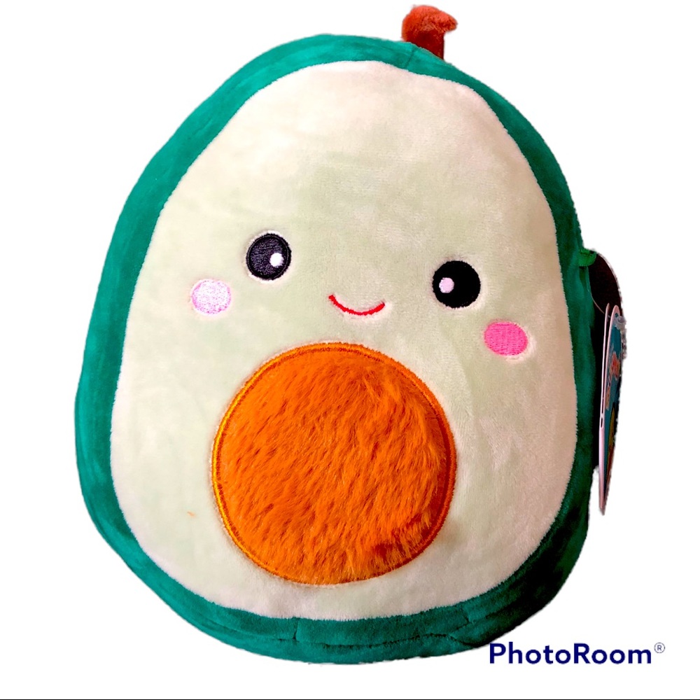 🥑 Squishmallows Austin Avocado Rosy Cheek 8 in NWT kidcore